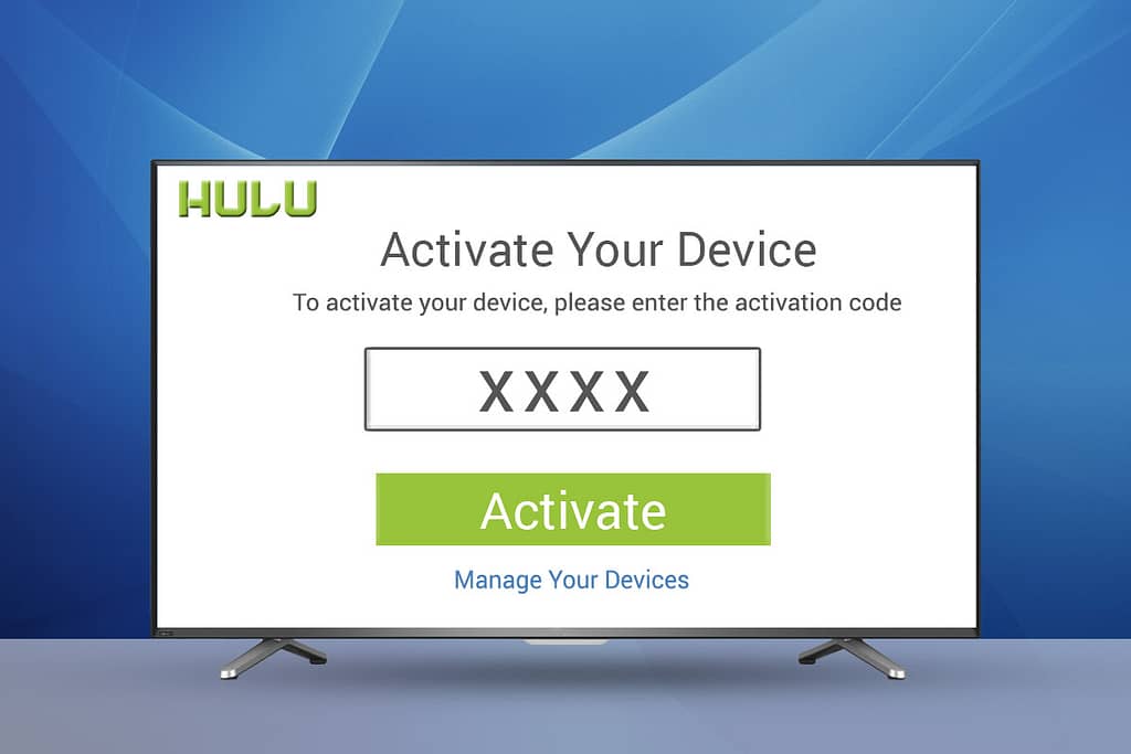 Activate Hulu on smart tv